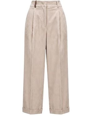 Peserico Broeken ,Corduroy Broeken - Naturel