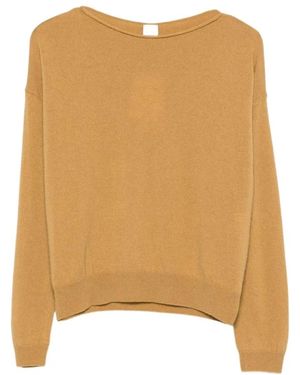 C.T.Plage Round-Neck Knitwear - Natural