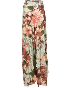 Chiara Boni Wide Trousers - Metallic