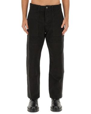 Marcelo Burlon Broeken ,Zwart ,Katoen Straight Broeken