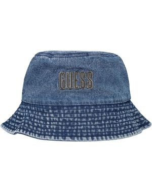 Guess Accessoires ,Blauw ,Denim Denim Regenhoed