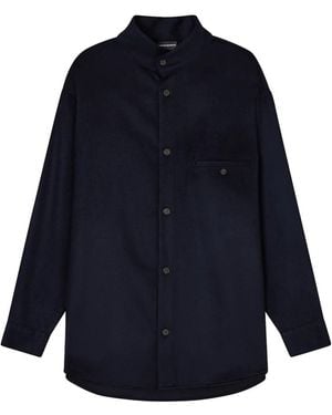 Emporio Armani Casual Shirts - Blue