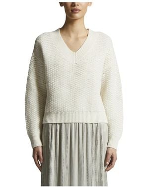 Peserico V-Neck Knitwear - Gris
