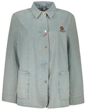 KENZO Denim Jackets - Blue