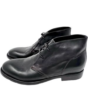LEMARGO Lace-Up Boots - Black