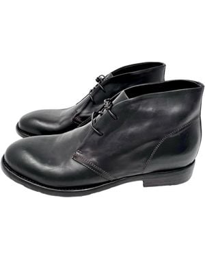 LEMARGO Lace-Up Boots - Black