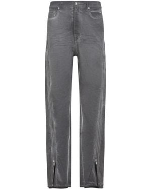 Rick Owens Straight Jeans - Gris