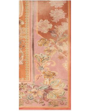 Oltre Accessoires ,Katoen Silky Scarves - Bruin