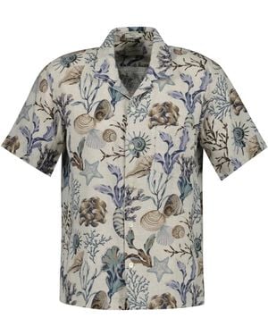 GANT Short Sleeve Shirts - Grey