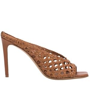 Guglielmo Rotta Heeled Mules - Marrón