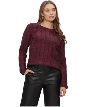 Object Tops ,Paars ,Katoen Objevie/S Re Top Noos - Rood