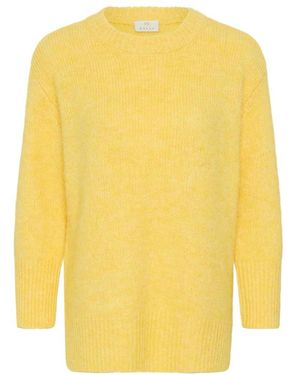Kaffe Truien & Vesten ,Geel ,Jinie Knit Pullover
