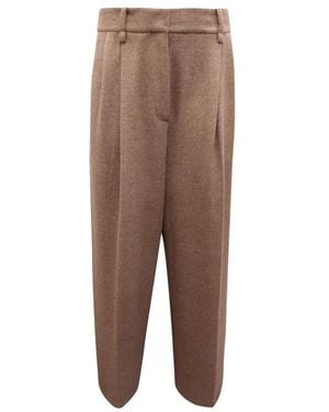 EMMA & GAIA Wide Trousers - Brown