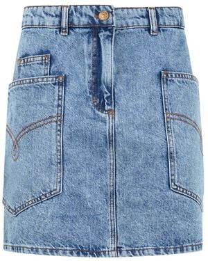 Moschino Denim Skirts - Azul