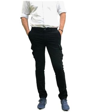 Mason's Slim-Fit Trousers - Black