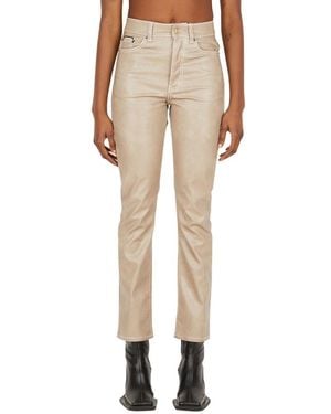 Eytys Leather Trousers - Natural