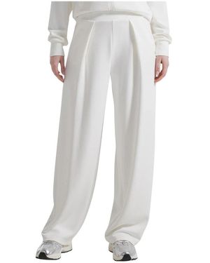 Deha Wide Trousers - Blanco
