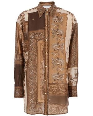Zimmermann Shirts - Marron