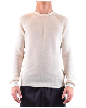 Laneus Round-Neck Knitwear - White