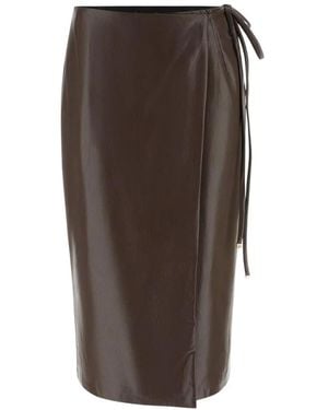 Marciano Leather Skirts - Marrón