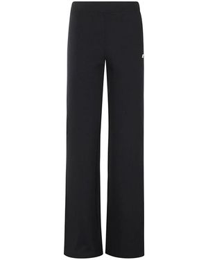 K-Way Straight Trousers - Black