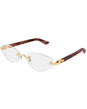 Cartier Cat Eye Montuur - Rood
