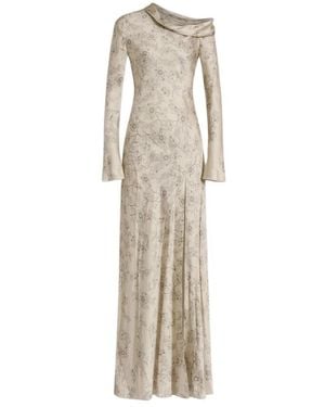 Alberta Ferretti Gowns - Natural