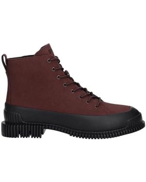 Camper Lace-Up Boots - Marrone