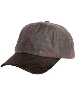 Barbour Accessoires ,Groen ,Katoen Arlene Cap - Grijs