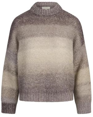 Antonelli Truien & Vesten ,Wit ,Leer Loira Knit - Grijs