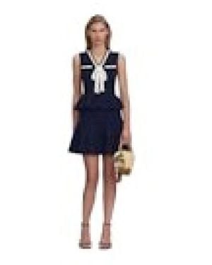 Self-Portrait Short Dresses - Blue