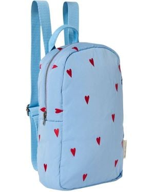Studio Noos Tassen ,Blauw ,Polyester Puffy Mini Rugzak