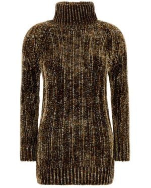 Dries Van Noten Tagic Sweater Dress - Braun