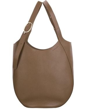 Longchamp Shopping Bags - Brown