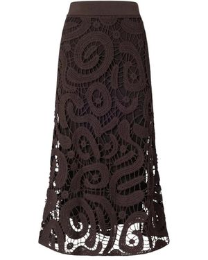 Pinko Midi Skirts - Marrón