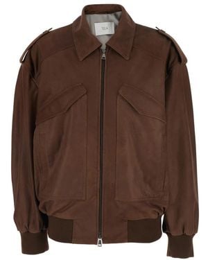 Tela Bomber Jackets - Brown