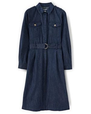 mötivi Kleedjes ,Blauw ,Katoen Shirt Kleedjes
