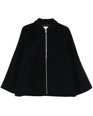 Samsøe & Samsøe Jassen ,Zwart ,Wol Alma Jacket
