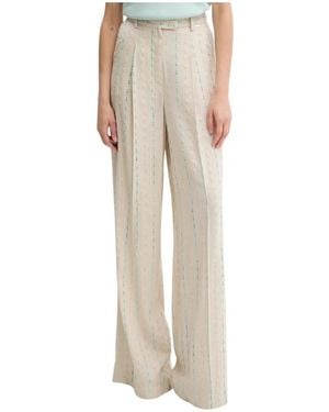 Fracomina Wide Pants - Natural