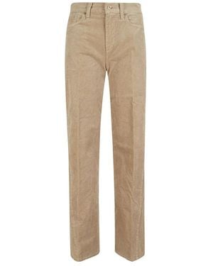 7 For All Mankind Straight Trousers - Natural