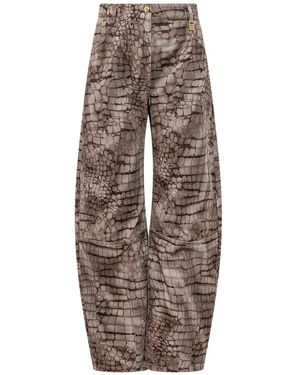 Elisabetta Franchi Loose-Fit Jeans - Braun