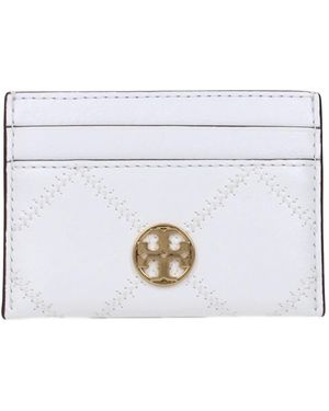 Tory Burch Accessoires ,Wit ,Leer Willa Slim Card Case