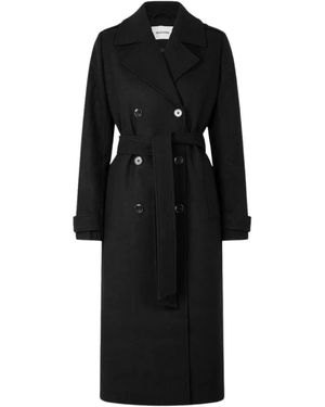 Modström Jassen ,Zwart ,Wol Shaymd Coat