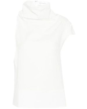 Niccolò Pasqualetti Serra High-Neck Top - Wit