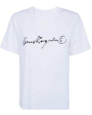 MM6 by Maison Margiela Tops ,Wit ,T-Shirts