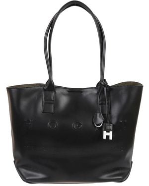 Hogan Tassen ,Zwart ,Leer Small Address Shopping Bag