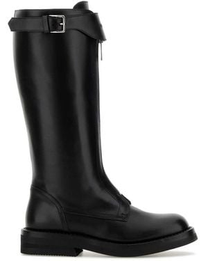 McQueen High Boots - Negro