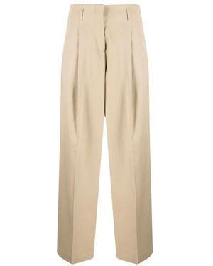 Golden Goose Wide Trousers - Natural