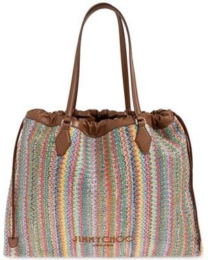 Jimmy Choo Tote Bags - Brown