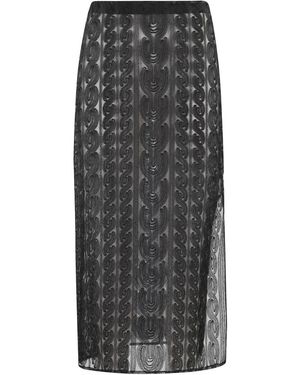 Erika Cavallini Semi Couture Midi Skirts - Grey